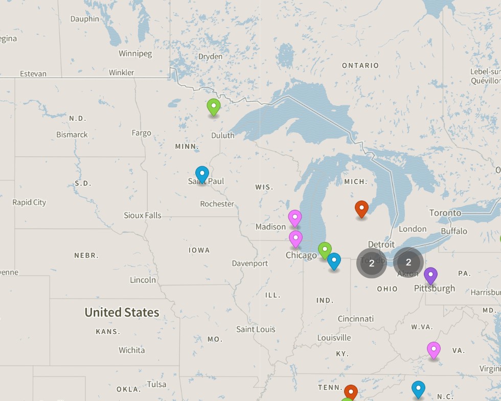 Solar Manufacturing Map