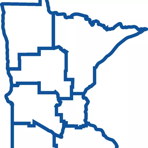 map of minnesota regions