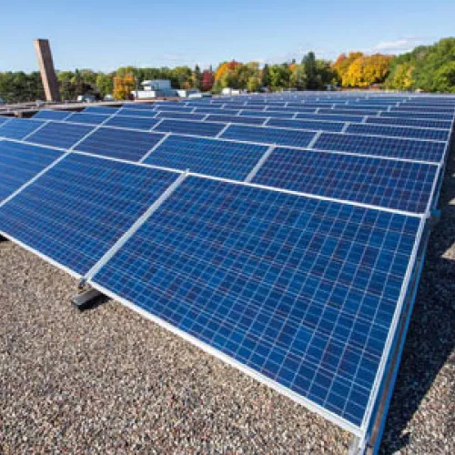 School solar installation in Minnesota | Photo by IPS Solar