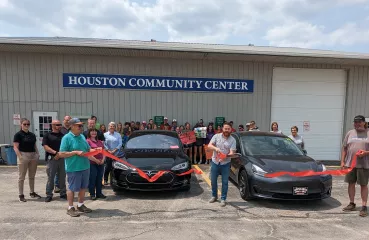 ribbon cutting event