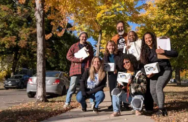 Group smiling