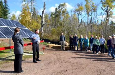 Arrowhead Electric Cooperative Solar Community ribbon cutting