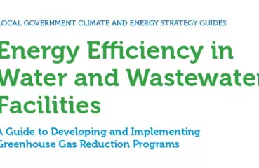 Energy efficiency in water and wastewater facilities: new guide available