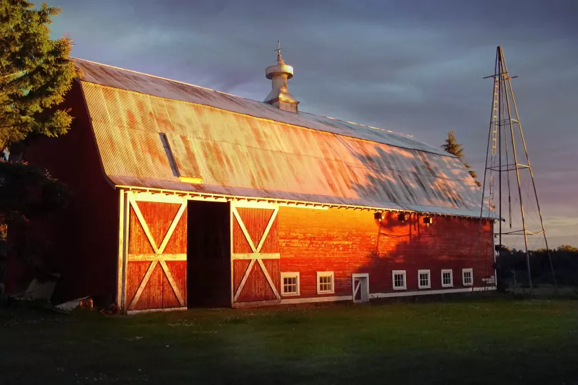 Barn before solar