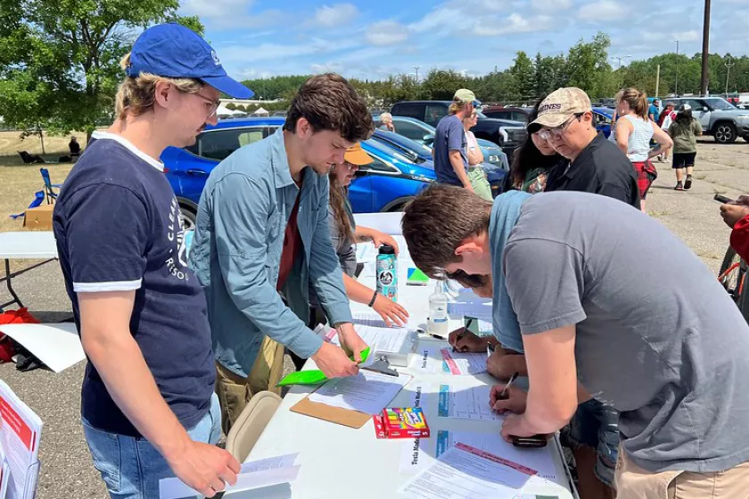 Ride and Drive tabling event