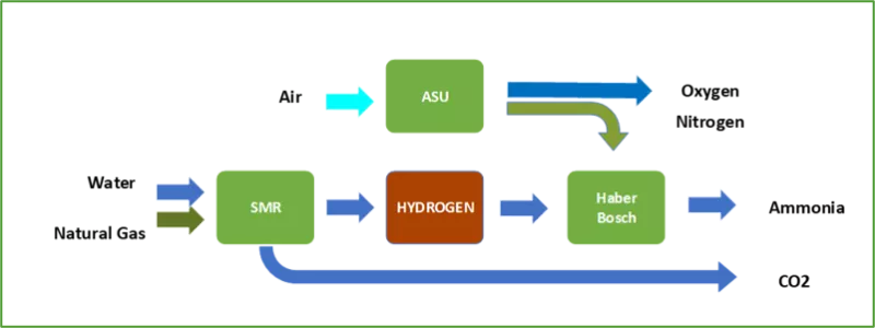 Figure 1: Conventional Ammonia