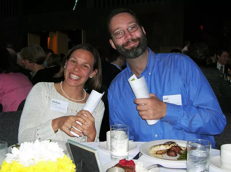 Lissa and Joel at the MEI Awards